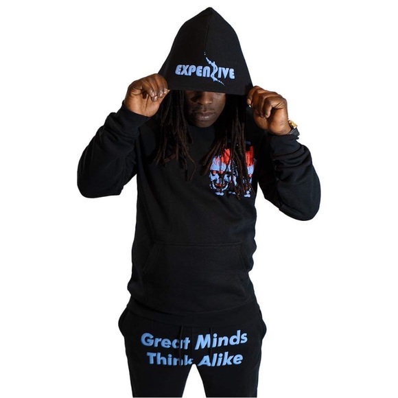GTMA BLACK/BLUE SWEATSUIT - Picture 1 of 3